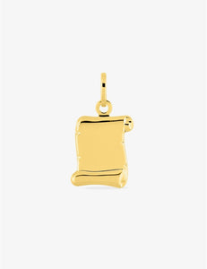 Pendentif parchemin en or 18ct 360-361