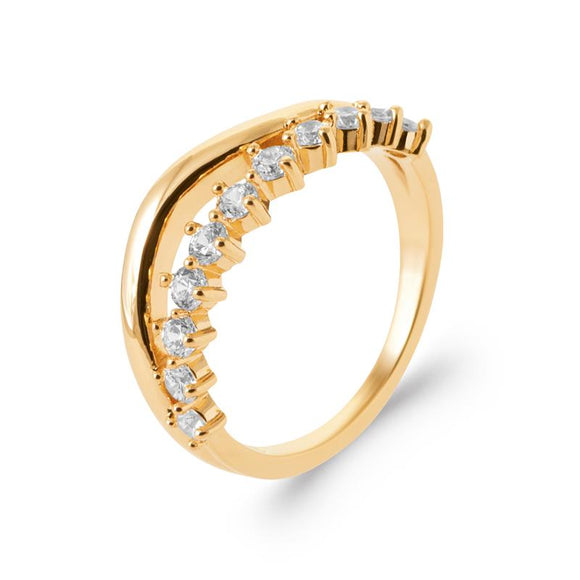 Bague en plaqué or 711-380