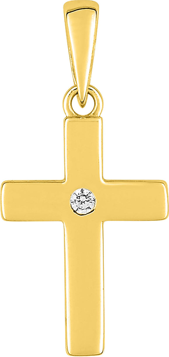Pendentif croix en or 18 ct 360-369