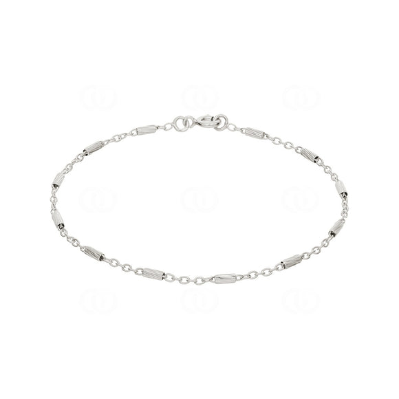 Bracelet tubes en argent 645-2056