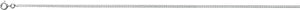 Chaine maille gourmette en argent 1.70mm