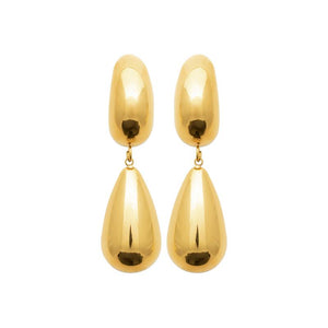 Boucles en acier doré 880j1094