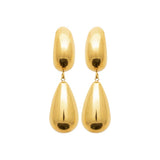 Boucles en acier doré 880j1094