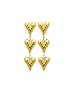 Boucles en acier doré 880j1040