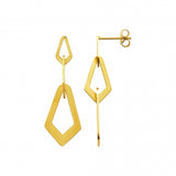 Boucles en acier doré 880j1046