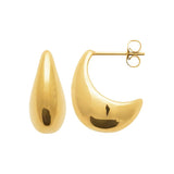 Boucles en acier doré 880j1084