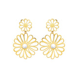Boucles en acier doré 880j1177