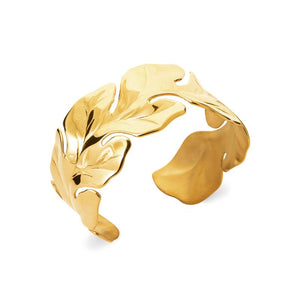 Bracelet Jonc en acier doré 840-3750