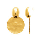 Boucles d'oreilles en acier doré 880J1221