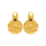 Boucles d'oreilles en acier doré 880J1221