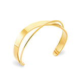Bracelet Jonc en acier doré 840j-1075