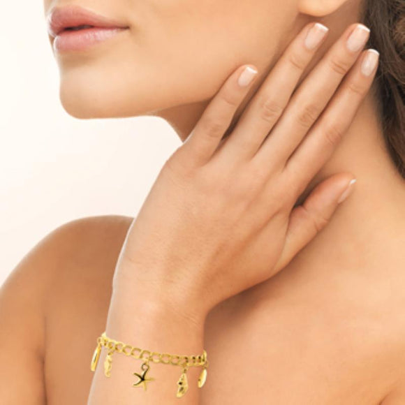 Bracelet acier doré 840j1112