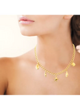 Collier en acier doré 850-681