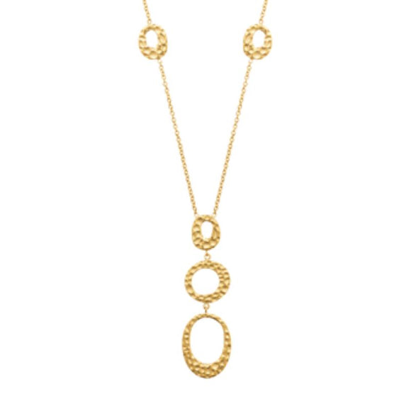 Collier en acier doré 850J-858