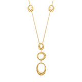 Collier en acier doré 850J-858