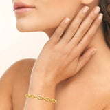 Bracelet acier doré 840j1117