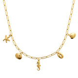 Collier en acier doré 850-684