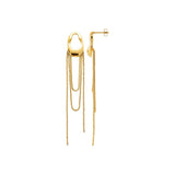 Boucles en acier doré 880j1173