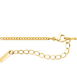 Collier sautoir en acier doré 850J1053