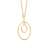 Collier en acier doré 850J1153