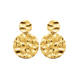 Boucles en acier doré 880j1237