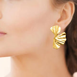 Boucles en acier doré Carolane