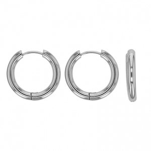 Boucles créoles en acier 880-1711