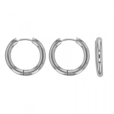 Boucles créoles en acier 880-1711