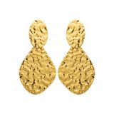 Boucles d'oreilles en acier doré 880J1668