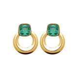 Boucles d'oreilles en acier doré 880J1711