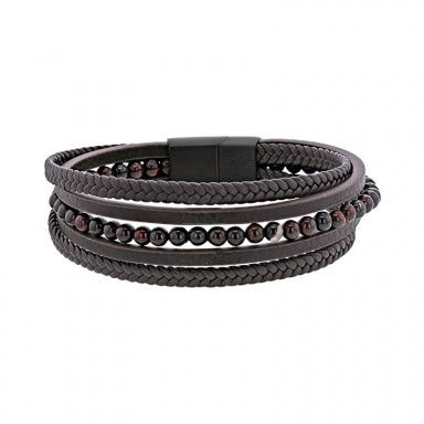 Bracelet cuir brun 842-1445