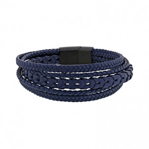Bracelet cuir bleu 842-1443