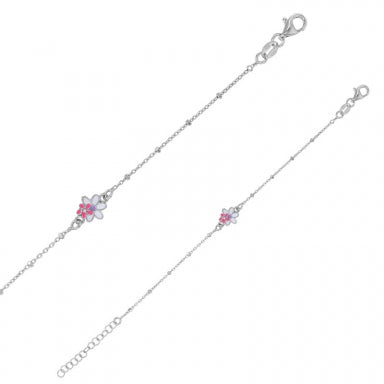 Bracelet enfant avec fleurs 648-322