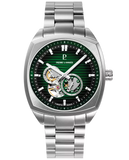 Montre Pierre Lannier Arcadius fond vert 328F171