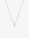 Collier solitaire en argent 654z2252