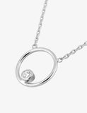 Collier cercle en argent 654z2260