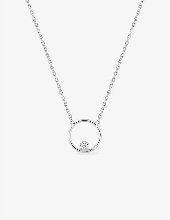 Collier cercle en argent 654z2260