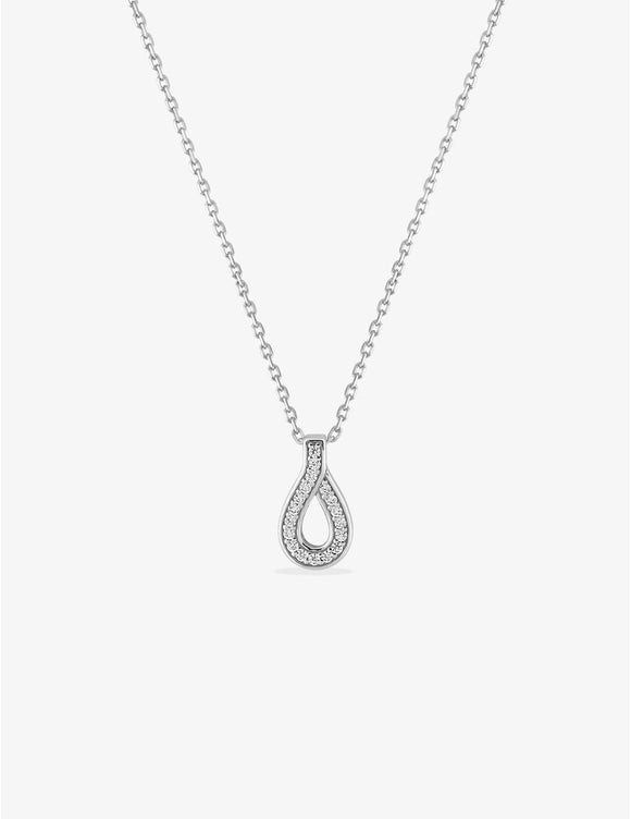 Collier goutte en argent 654z2261