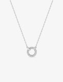 Collier en argent cercle 654z2266