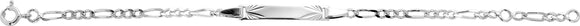 Bracelet d'identité enfant en argent 648-337