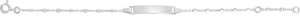 Bracelet d'identité enfant en argent 644-663