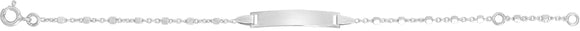 Bracelet d'identité enfant en argent 644-663