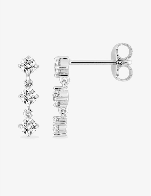 Boucles d'oreilles argent 681-3436