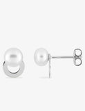 Boucles Argent + perles eau douce 683-315