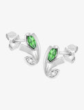 Boucles en argent et zirconium 682-2482