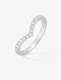 Bague en argent vague 611-4054
