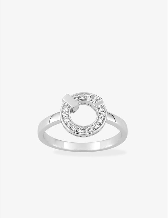 Bague en argent cercle 611-4101