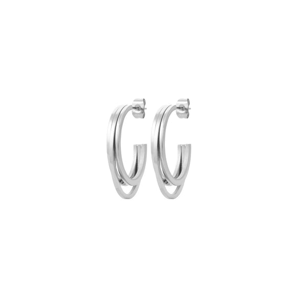 Boucles d'oreilles en acier 880-1677