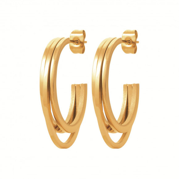 Boucles en acier doré 880j1050