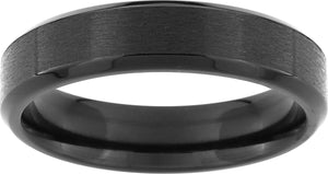 Bague en acier noir 810-811